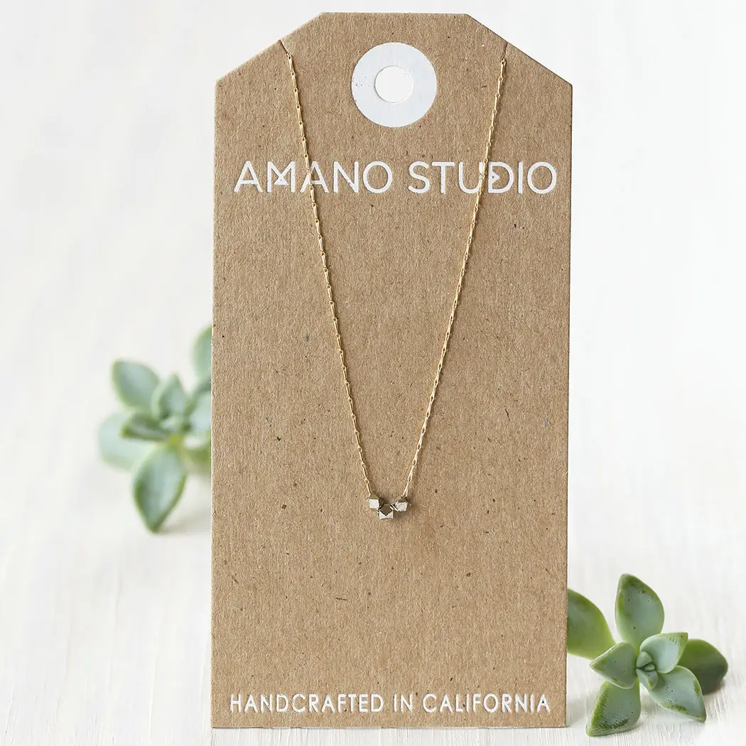 Faceted Beads Necklace