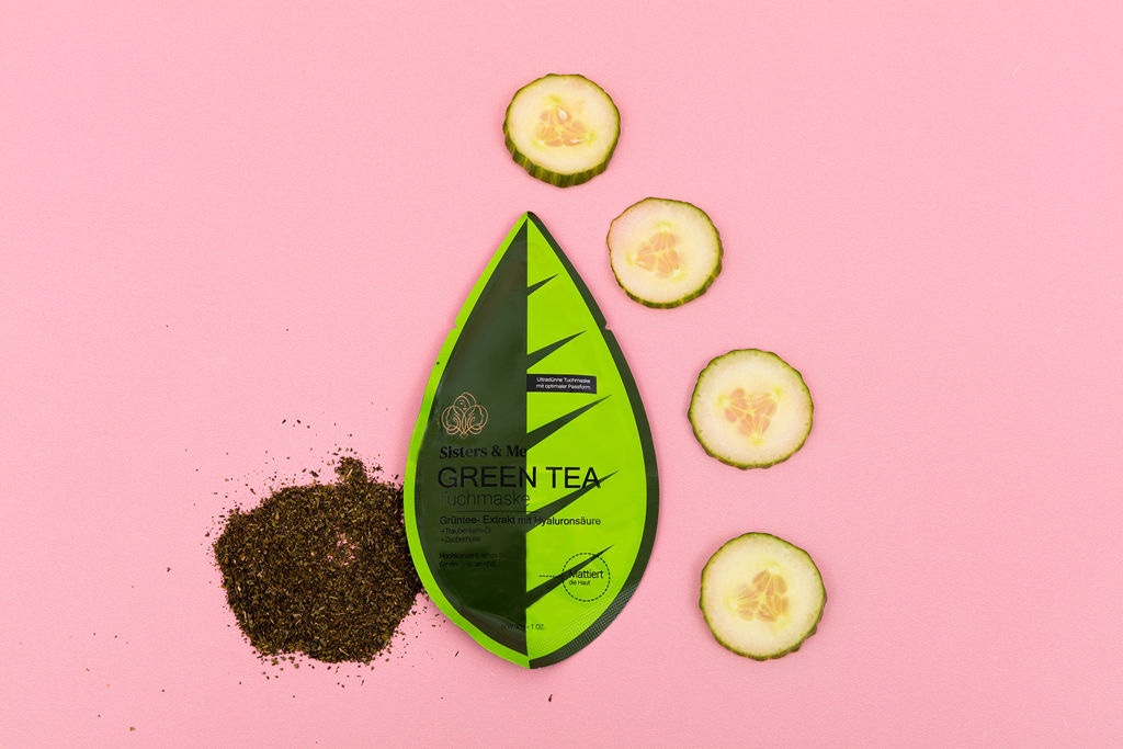 green tea maske